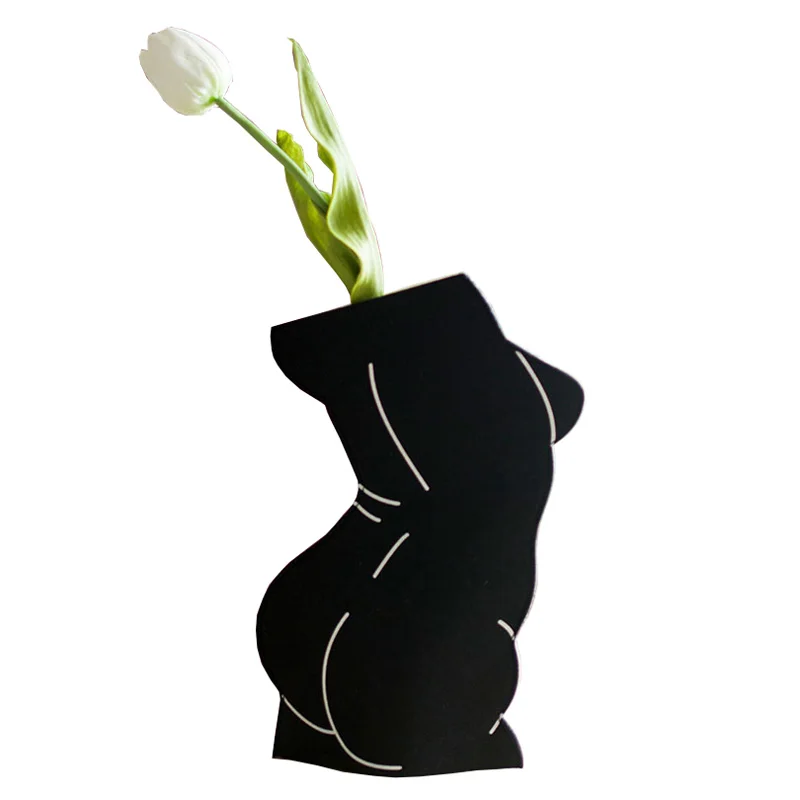 Оригинальный дизайн Instagram Скандинавская войлочная ваза декор сушеные цветы