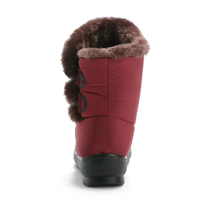 Fujin/зимние ботинки Новинка 2020 года Классические замшевые женские зимние Ботинки