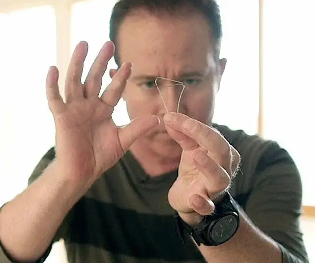 1 шт. память умственный сдвиг самоизгибающийся скрепкой с инструкциями крупным