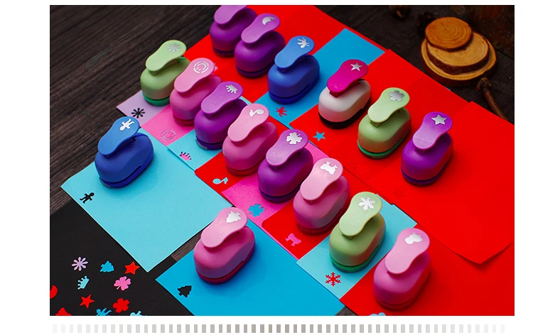 Большой размер декоративный удар детский пуансон бумажный формирователь