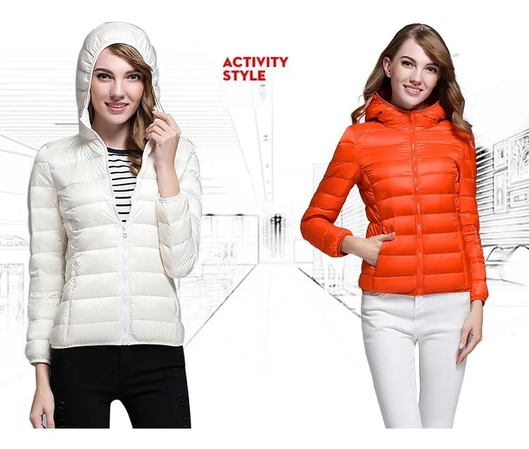 NewBang 8XL 9XL размера плюс ультра легкий пуховик для женщин осень зима теплое пальто Белые куртки на утином пуху Женская парка с капюшоном