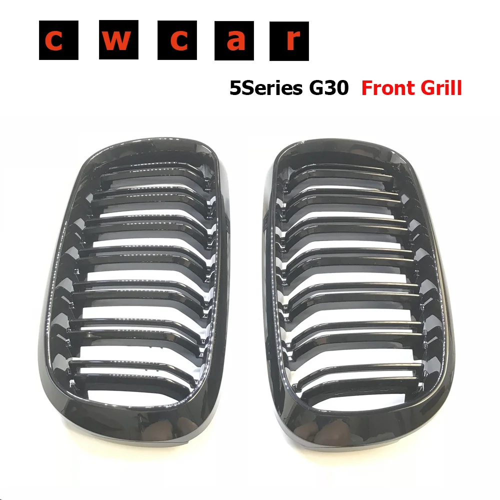 X5 F15/X6 F16 ABS передняя решетка радиатора для BMW F15 бампер почки 2-плавник глянцевый