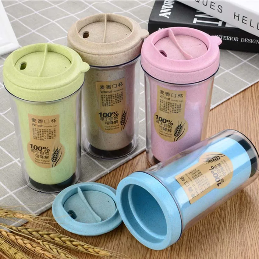 Герметичная Бутылка для пшеничной воды Спортивная бутылка большой емкости