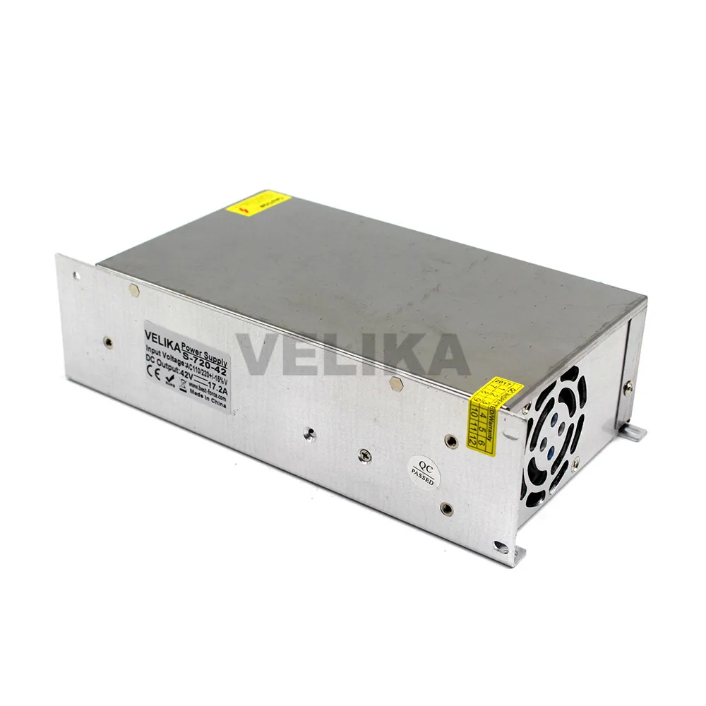 Одиночный выход импульсный источник питания 720W DC42V 17.2A Трансформатор 110V 220V AC к DC