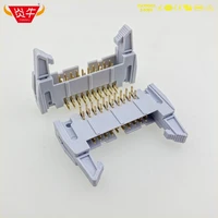 dc2 20p idc socket box 2 54mm pitch ejector header right angle connector 210p 20pin contact part of the gold plated 3au yanniu