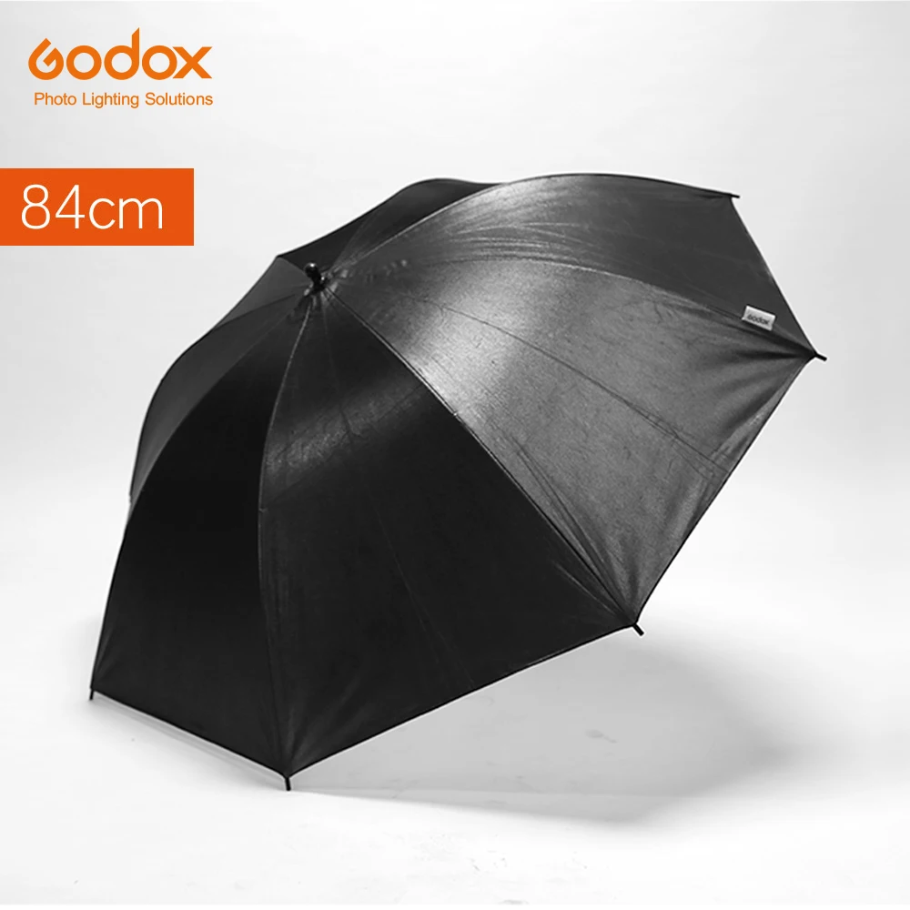 Godox 3" 84 см отражатель фото-зонт Студия Вспышка светильник зернистый Черный Серебряный Зонт