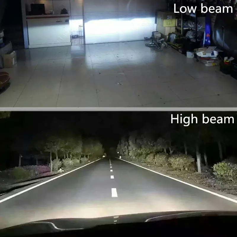 2 шт. автомобисветодиодный светодиодные лампы H7 H1 H8 H11 6000 H4 12 В|Передние LED-фары для