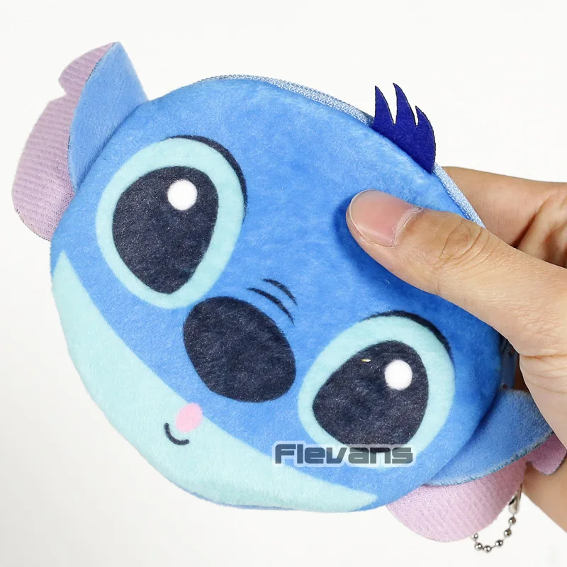 Lilo& Stitch Kawaii подвески плюшевые монеты мешок стежка мягкие куклы игрушки 10 шт./партия