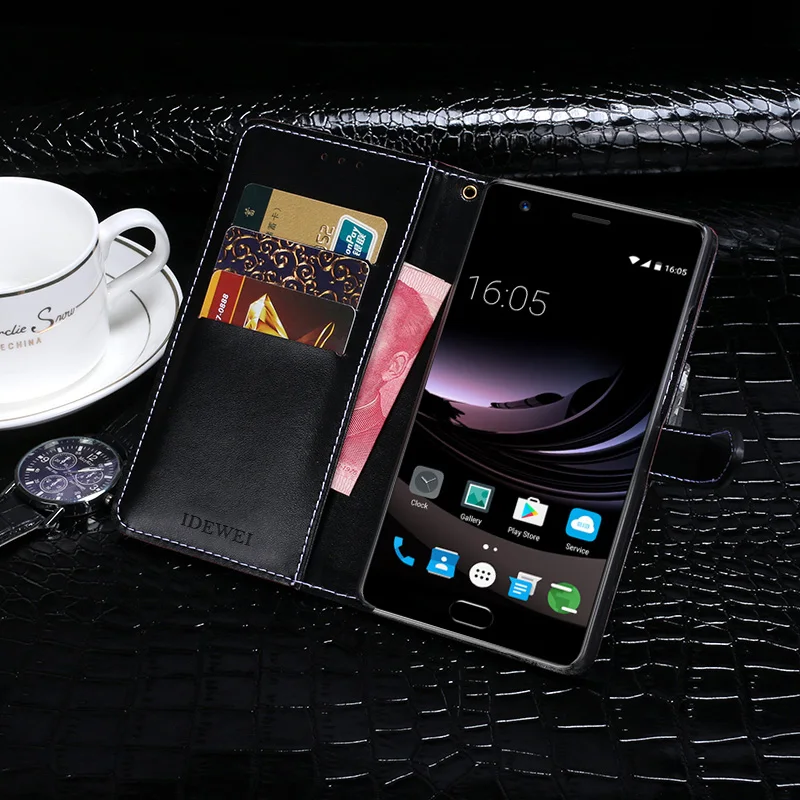 Чехол Elephone P8 Max роскошный кожаный чехол книжка для защитный телефона из