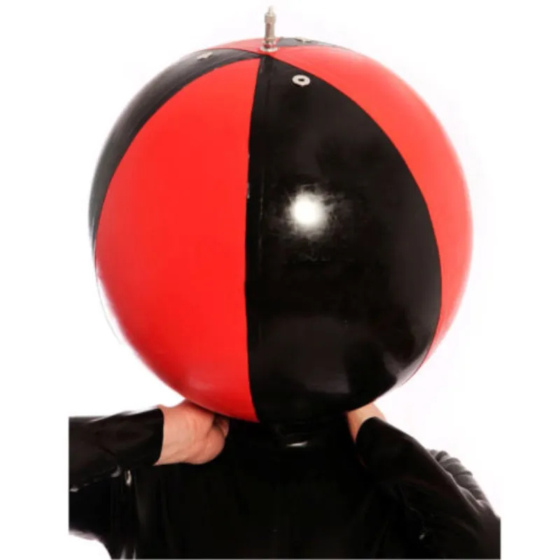 2019 латексная натуральная резинка маска капюшон с двойным слоем латексные черный