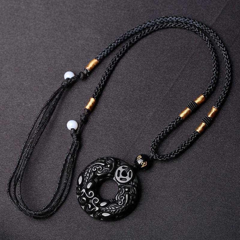 Черный кулон WANG Select (ледяной тип) PI XIU храброго войска для мужчин и женщин ожерелье