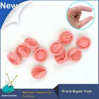 wholesale 200pairsbag watches repair tools esd anti static finger cotsfree size latex finger caps cots for watchmakers
