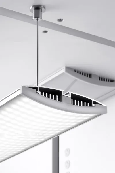 Большой и широкий подвесной алюминиевый светодиодный профиль для парковки