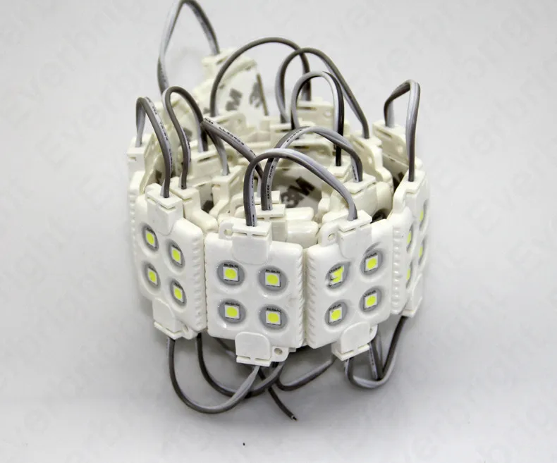 20 шт./лот 5050 4 Светодиодный модуль 12V RGB Водонепроницаемый IP65 высокое Яркость для Светодиодный канал знак рекламной надписи