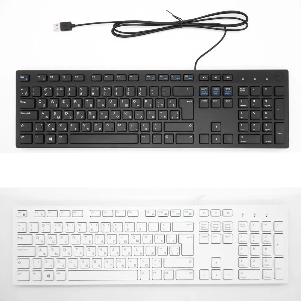 Fashion Russian Brand Wired USB keyboards for computer PC Laptop Russian Keyboard USB keyboard