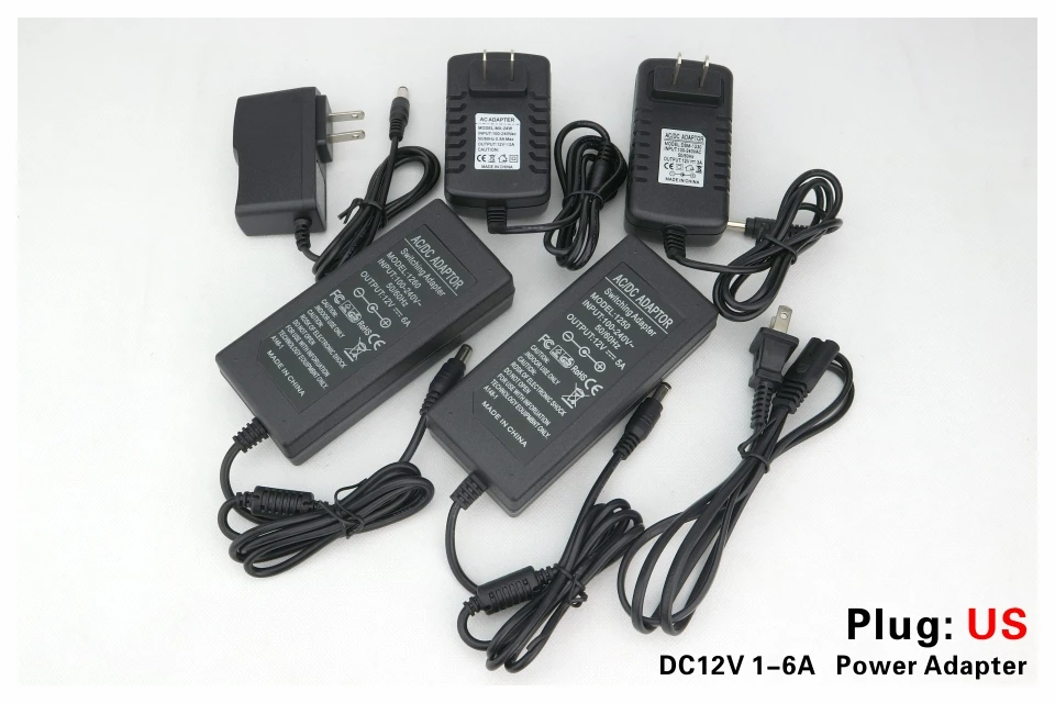NIN полный 12 в блок питания DC12V блок 1A 2A 3A 5A 6A трансформатор переменного тока 110 В 220 В 220 В постоянного тока 12 Вольт 12 В Светодиодный драйвер для светодиодной ленты