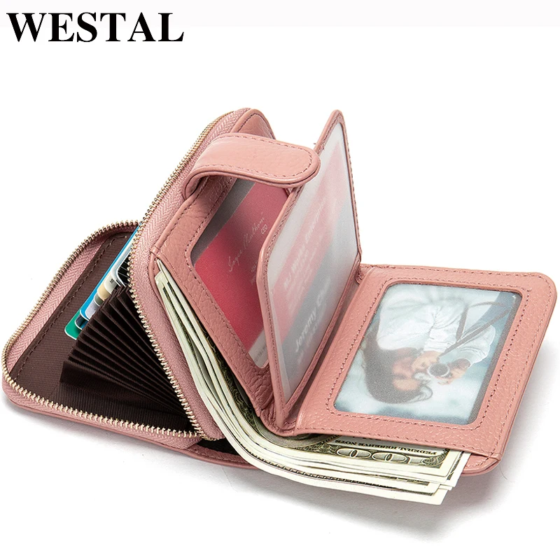 Женские кошельки WESTAL настоящий маленький кошелек кожаный для монет сумки денег женский клатч из