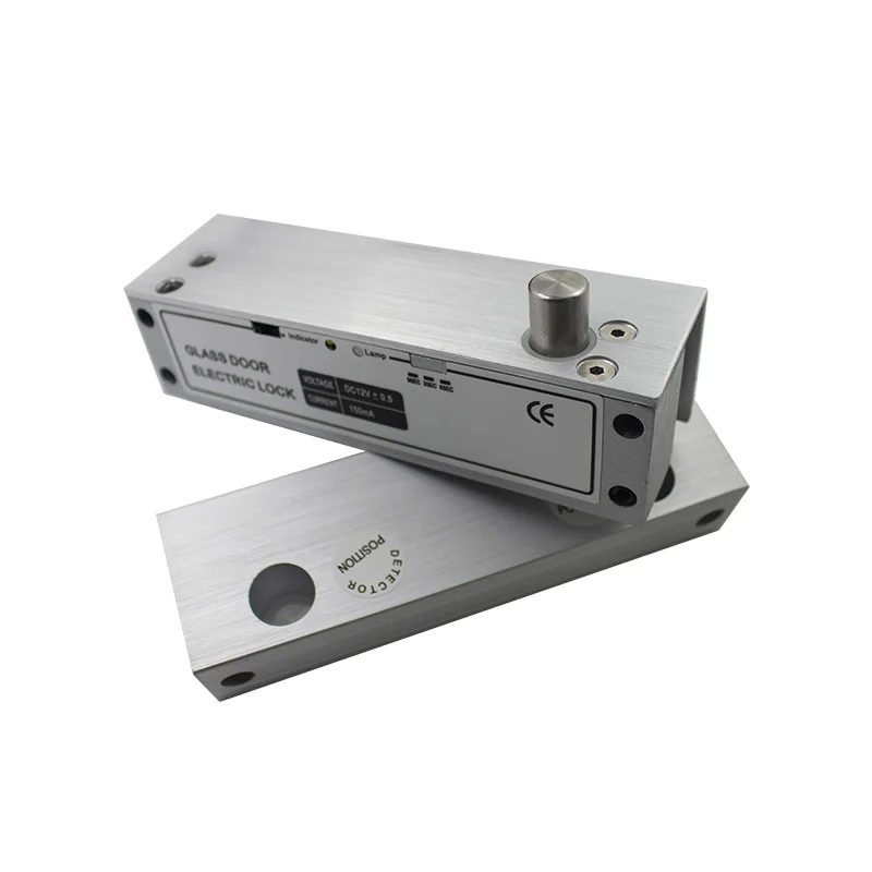 Fail Safe NC DC12V стеклянная дверь Электрический висячий болт Светодиодный индикатор для системы контроля доступа Домашняя безопасность Безрамная стеклянная дверь