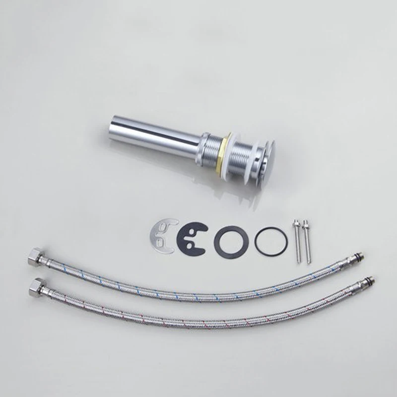 KEMAIDI Новый Водопад Носик Черный кран + раковина для ванной комнаты умывальник из