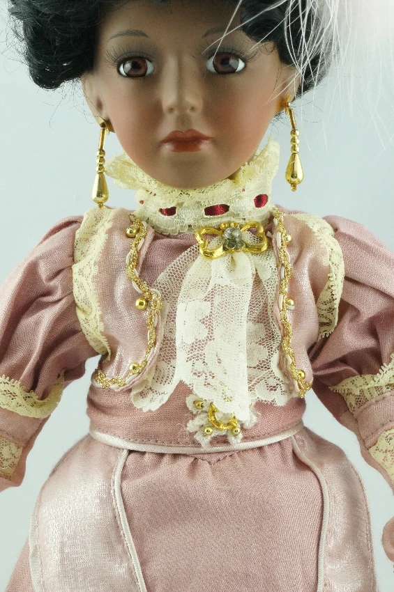 Cosette Новая Домашняя коллекция розовое платье ангельская фарфоровая кукла