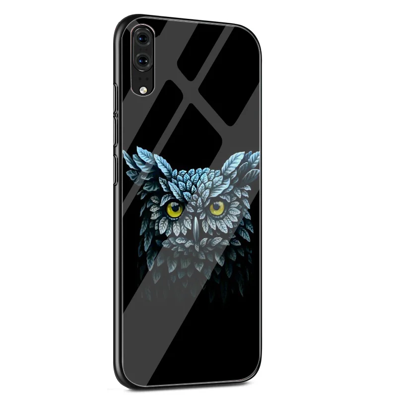 Desxz Animals Face Glass For Huawei P10 P20 Pro P Smart Mate 10 20 Lite Y6 Y9 Honor 7A 8X 9 Cover | Мобильные телефоны и