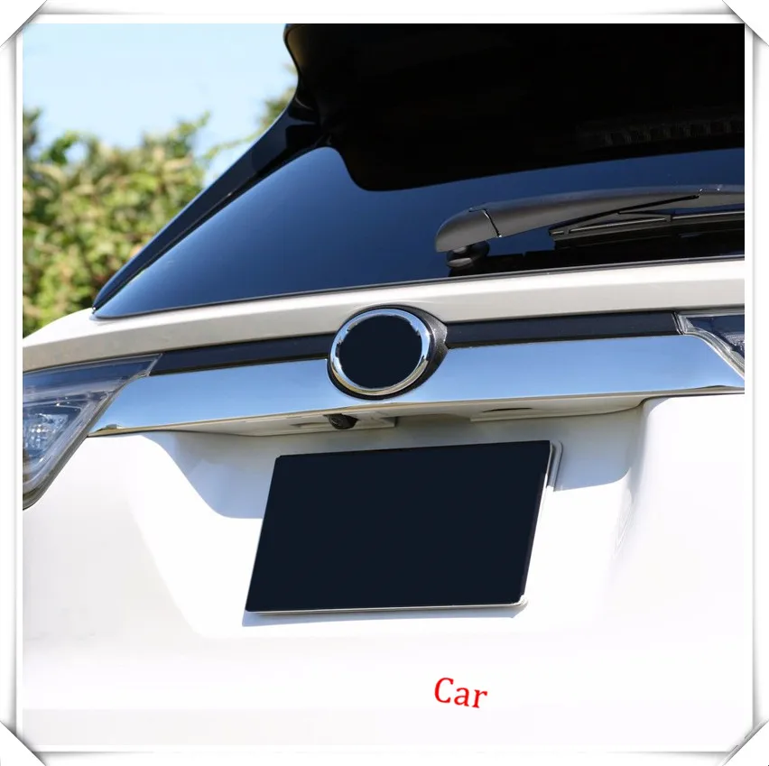 Для Toyota Harrier 2013 XU60 1 шт. Нержавеющая Задняя отделка крышки багажника украшение автомобиля Стайлинг