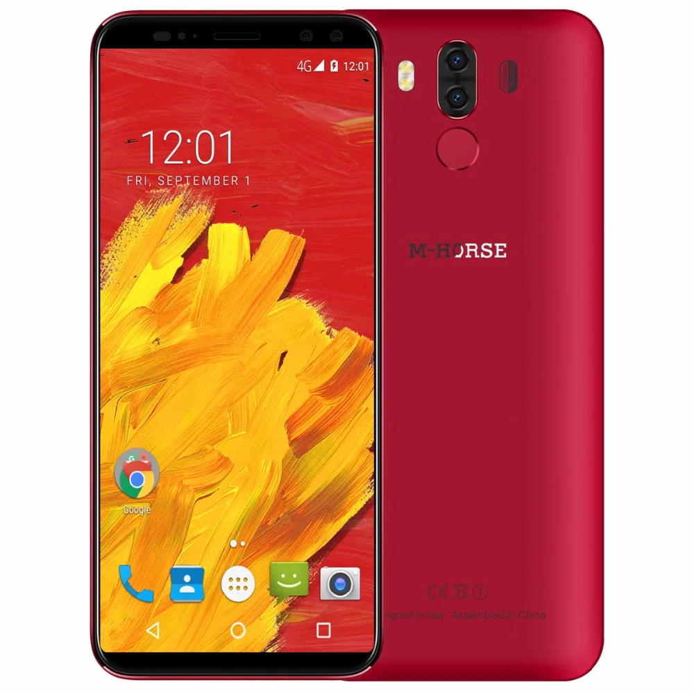 М лошадь чистый 3 5 7 &quotHD + 18:9 Дисплей 4 г смартфон MTK6763 Octa Core Android 1 ГБ 64 4000 мАч Quad