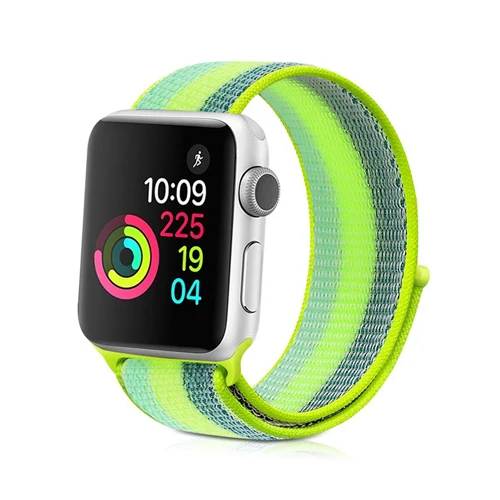 39 Ремешок для спортивных часов для apple watch, ремешок 42 мм, 38 мм, версия apple watch 5/4/3/2/1 наручных часов iwatch, ремешок 44 мм 40 мм двухслойный нейлоновый переплет ремешок для часов - Цвет ремешка: 39