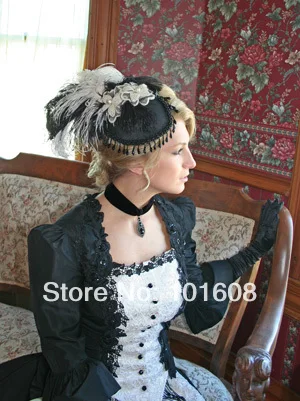 1860S Victorian Corset Gothic/Civil War Southern Belle Ball Gown Dress Halloween dresses US 4-16 V-1210 |