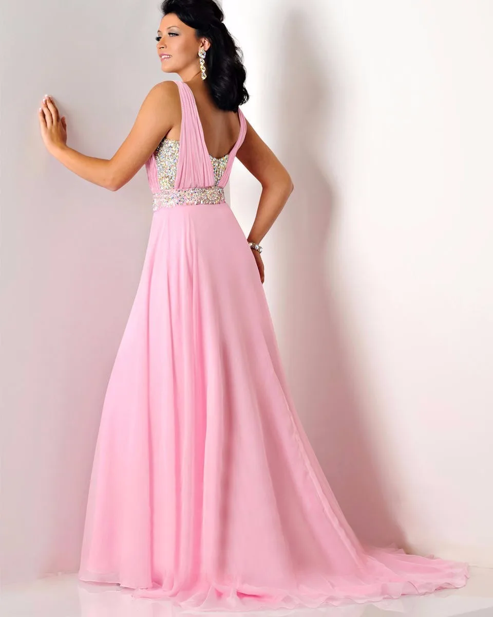 New Long White Crystal Beaded Evening Dress 2017 Luxury Pleats A Line Chiffon caftan Formal long party dresses abendkleider | Свадьбы и