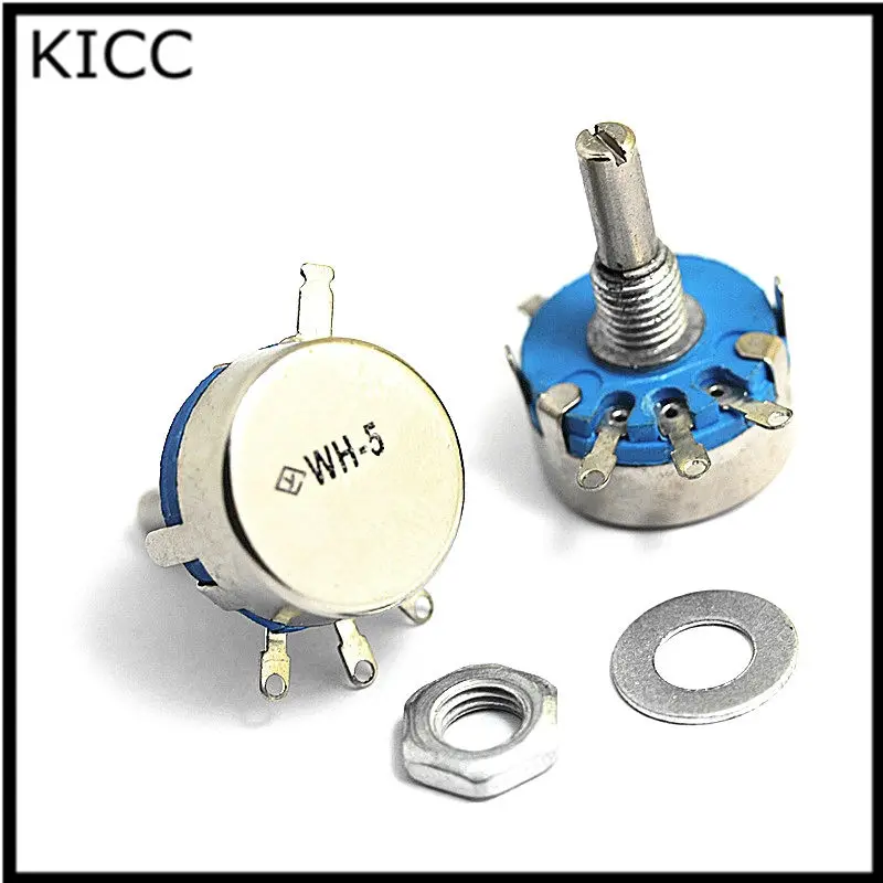 WH5 1A 1K5 1.5K 152 Rotary type potentiometer 1Pcs | Potentiometers