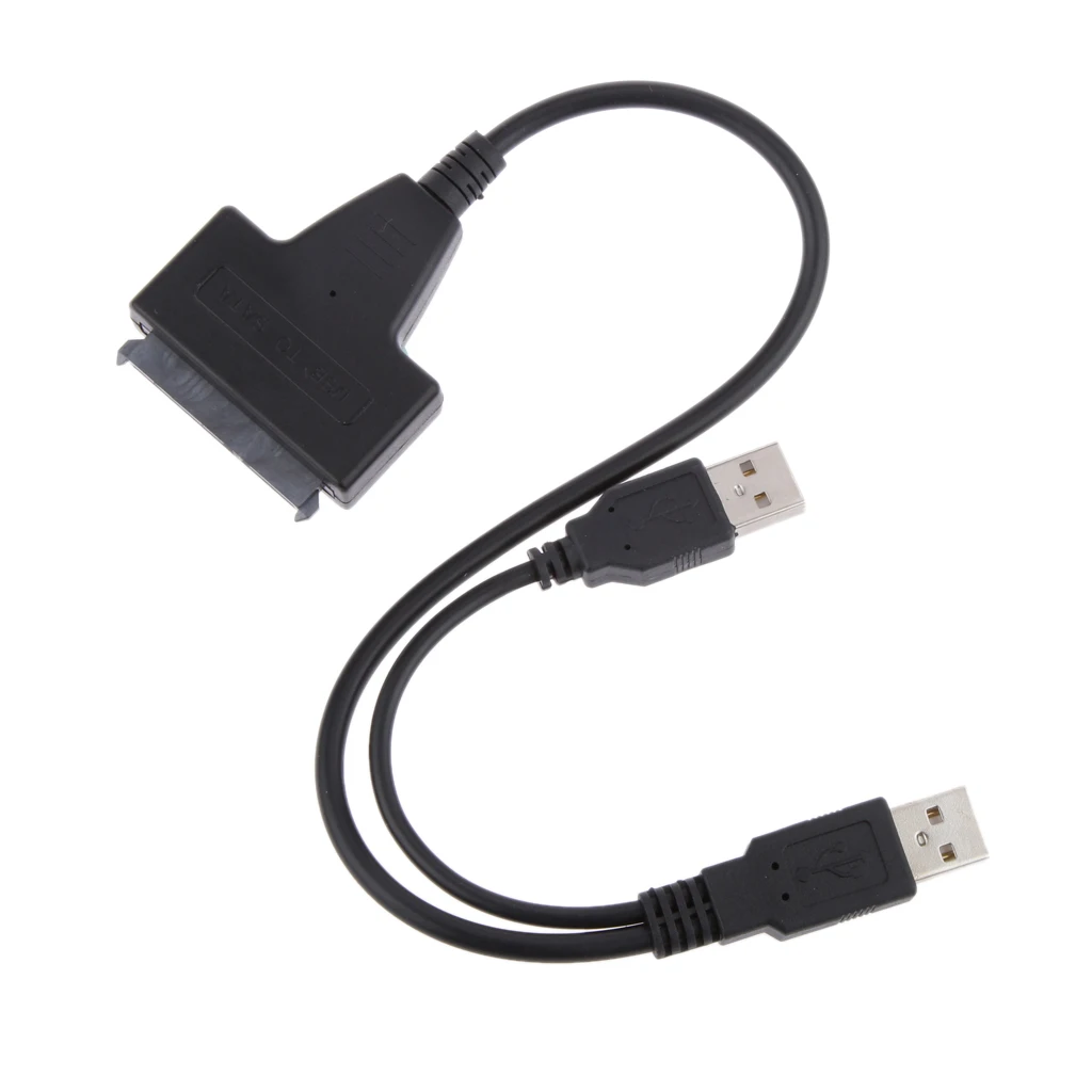 Двойной USB 2 0 для SATA 15 + 7 (22) штырьковый разъем жесткого диска 5 дюйма|Компьютерные
