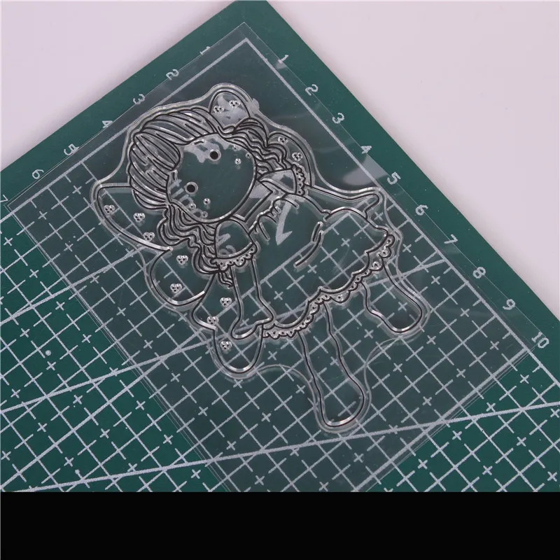 DLKSDI мультфильм мальчик прозрачный штамп DIY силиконовые уплотнения