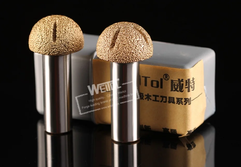 WeiTol,, 1 шт., алмазные Борфрезы, коробка, биты, мраморные фрезы для резки гранита, камня, фрезы