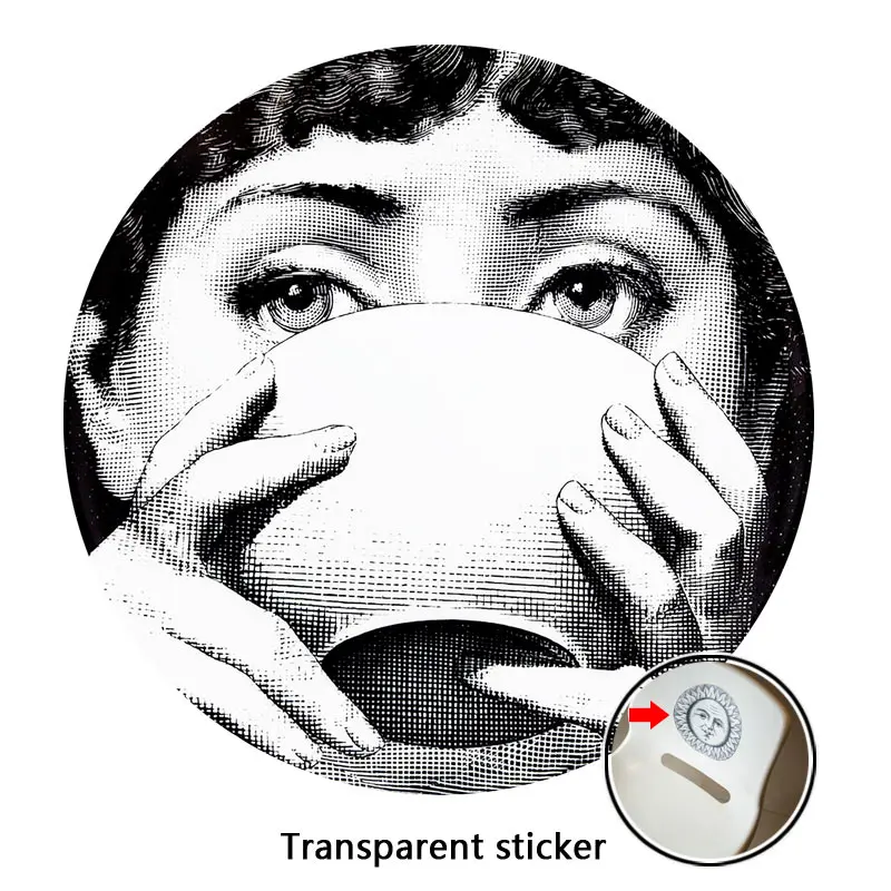 NO.1-28 дизайнер Fornasetti обои такие же, как прозрачные наклейки для украшения гостиной 1 шт - Цвет: 21