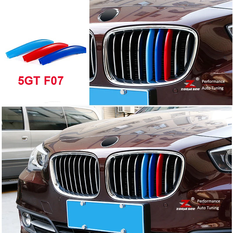 Передняя решетка радиатора для BMW 5 Series GT 5GT F07 528i 535i 550i Gran туризм полоски