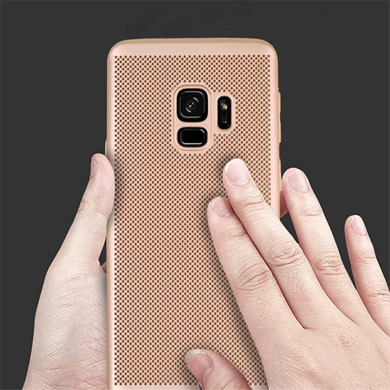 Luxury Heat Dissipation Case For Samsung Galaxy S8 S9 Plus S6 S7 Edge S5 A3 A5 A7 J3 J5 J7 2016 2017 A8 2018 Cover Cases shell |