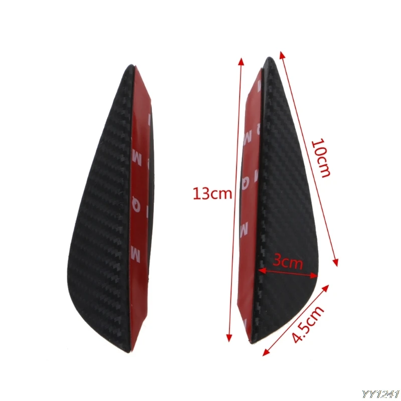 

4PCS Universal Fit Front Bumper Lip Splitter Fins Body Spoiler Pro Vehicle Spoiler Wing Auto Replacement Reduce Force