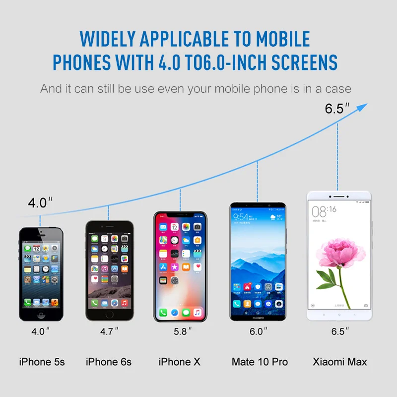 Держатель для звонков беспроводной быстрая зарядка Samsung Galaxy S9 S8 и Apple IPhone X XS