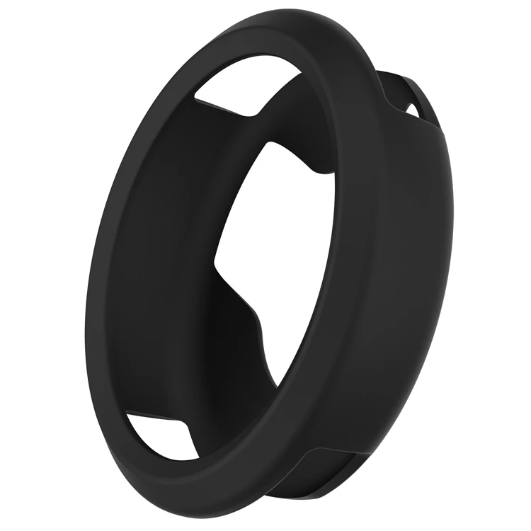 Black XBERSTAR силиконовый защитный кожаный чехол для Garmin Vivomove HR Smartwatch Оболочка Чехол s резиновый рукав протектор - Цвет: Black