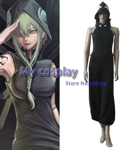 Женский костюм для косплея Пожиратель души черный вечевечерние Хэллоуина