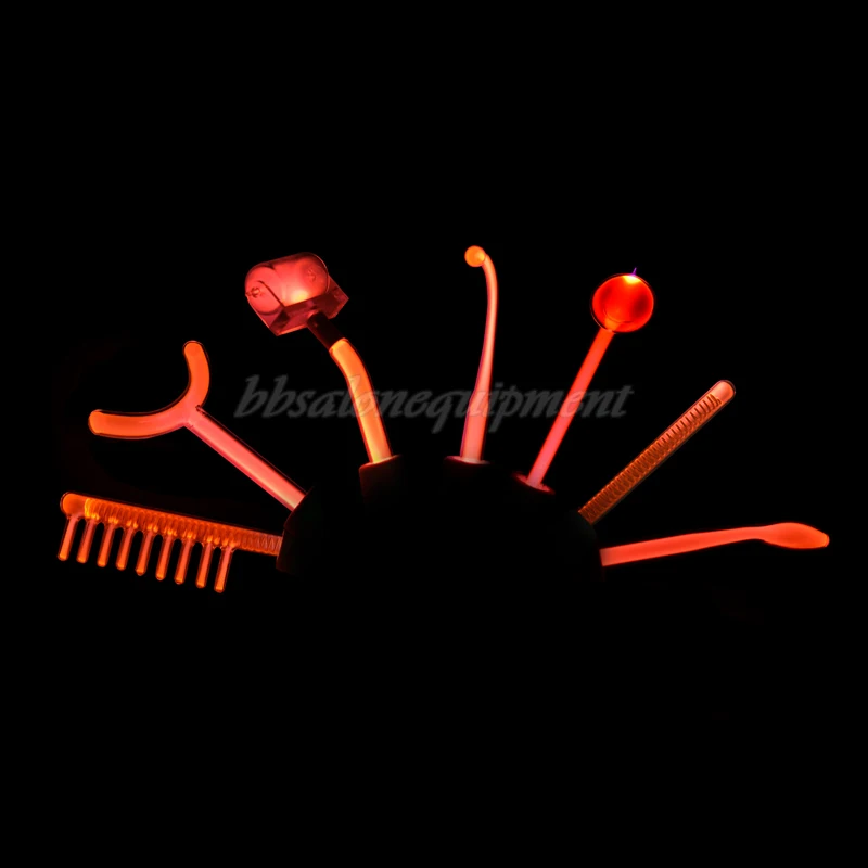 7 шт. высокочастотные электроды для ухода за кожей|high frequency electrode|high frequencyelectrodes