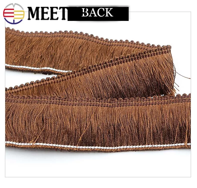 5 метров 28 мм полиэстер Кружева отделка вышитая нить кисточка бахрома для