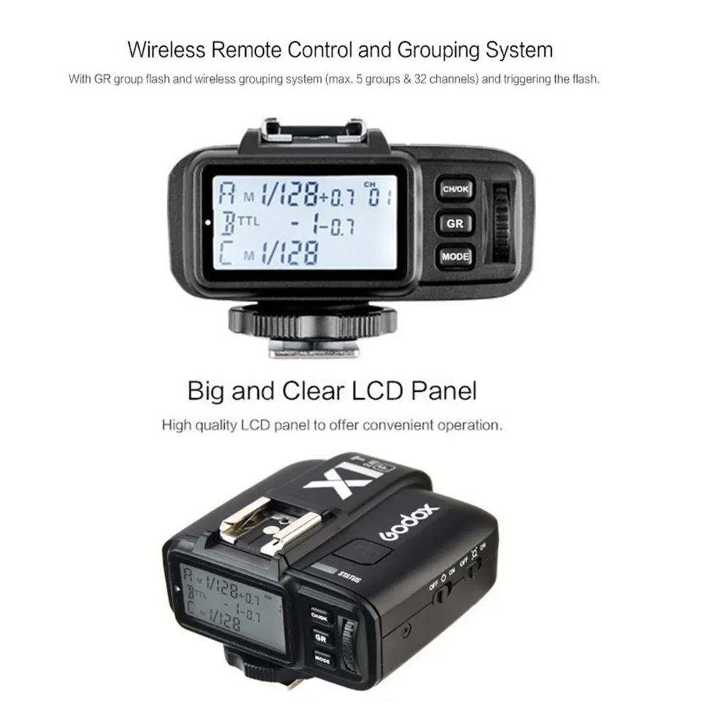 Godox TT600 2,4G Беспроводная камера синхронизация вспышки Speedlite+ X1T передатчик ttl беспроводной дистанционный триггер вспышки для Canon Nikon sony