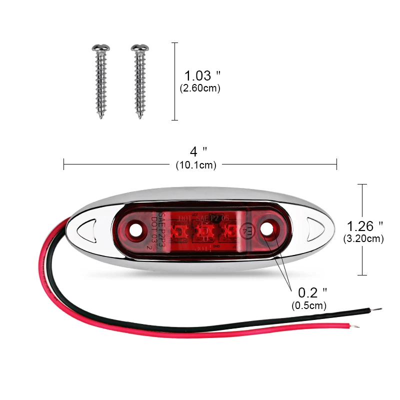 10 шт. водонепроницаемые лампы 12 В 24 В|12v car led lamp|led light 12v caravanled lamp caravan |