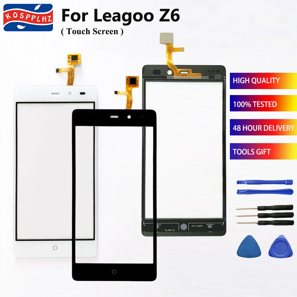 Сенсорная панель 5 0 дюйма для LEAGOO Z6 сенсорный экран переднее стекло дигитайзер