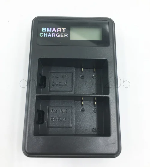 Зарядное устройство USB с ЖК-дисплеем для Nikon D850/D810/D800E/D800/D750/D610/D7200/D7100/D7000/V1 |