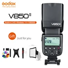 Godox V850II Встроенная беспроводная литий-ионная вспышка 2,4G GN60 для камеры Canon Nikon Pentax Olympus Fujifilm