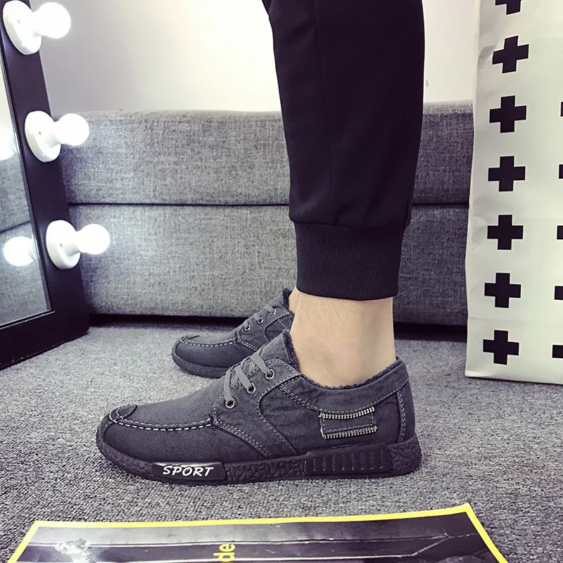 2017 Fashion Men Casual Shoes Denim Canvas British Flag Lace Up Breathable Mens Zapatos Hombre 5013 | Обувь