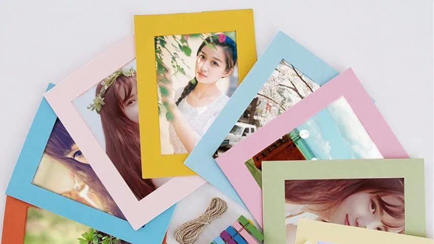 Креативный DIY фотообои комбинированная бумага фоторамка 3 дюймов 5 дюймов 6 дюймов 7 дюймов подвесной фотоальбом для детей и взрослых